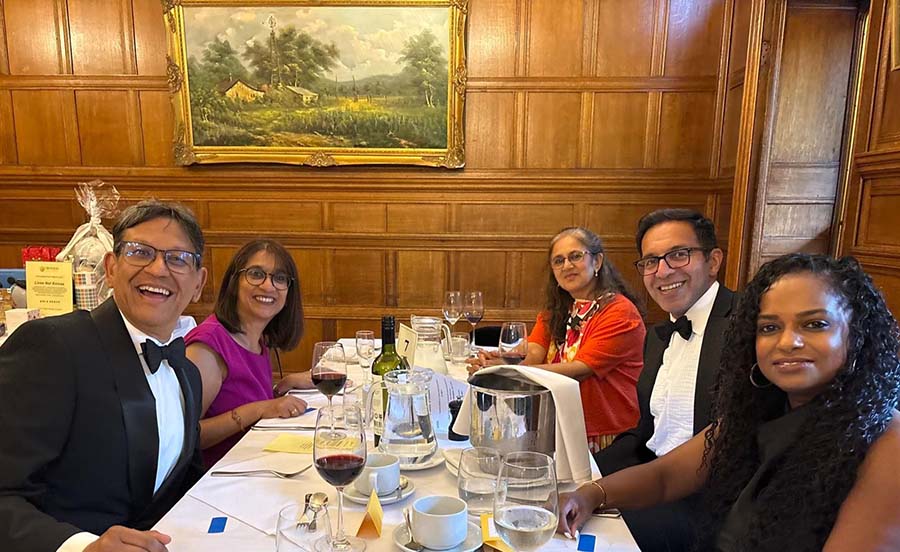 Members of the Croydon Medical Society enjoying the annual 2026 dinner
